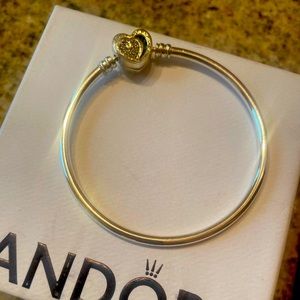 Womens Pandora bangle bracelet